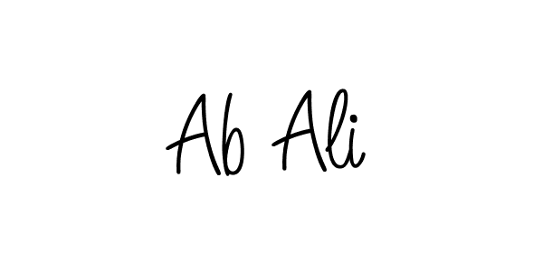 if you are searching for the best signature style for your name Ab Ali. so please give up your signature search. here we have designed multiple signature styles  using Angelique-Rose-font-FFP. Ab Ali signature style 5 images and pictures png