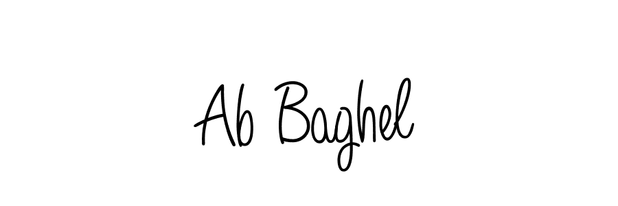 How to make Ab Baghel signature? Angelique-Rose-font-FFP is a professional autograph style. Create handwritten signature for Ab Baghel name. Ab Baghel signature style 5 images and pictures png