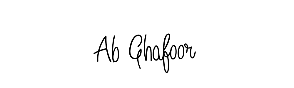 if you are searching for the best signature style for your name Ab Ghafoor. so please give up your signature search. here we have designed multiple signature styles  using Angelique-Rose-font-FFP. Ab Ghafoor signature style 5 images and pictures png