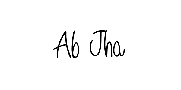 Also You can easily find your signature by using the search form. We will create Ab Jha name handwritten signature images for you free of cost using Angelique-Rose-font-FFP sign style. Ab Jha signature style 5 images and pictures png