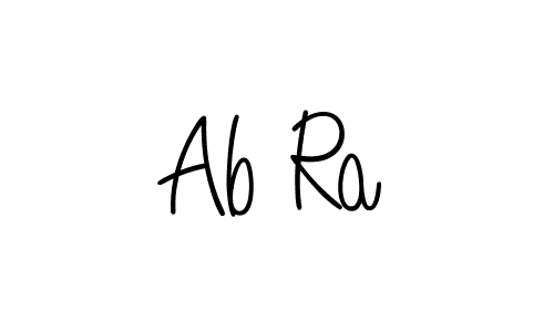 Once you've used our free online signature maker to create your best signature Angelique-Rose-font-FFP style, it's time to enjoy all of the benefits that Ab Ra name signing documents. Ab Ra signature style 5 images and pictures png
