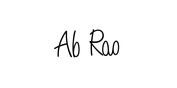 Check out images of Autograph of Ab Rao name. Actor Ab Rao Signature Style. Angelique-Rose-font-FFP is a professional sign style online. Ab Rao signature style 5 images and pictures png