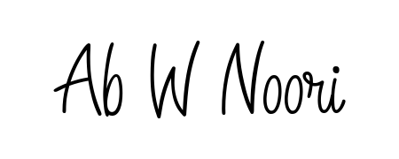 Make your name Ab W Noori memorable on every contract using Angelique-Rose-font-FFP autograph style. Instant transparent background export available. Ab W Noori signature style 5 images and pictures png