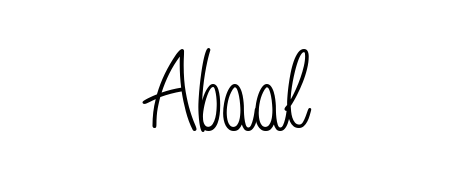 Practice writing Abaal with the flow of Angelique-Rose-font-FFP lettering. A fantastic source of inspiration for developing your personal signature style. Abaal signature style 5 images and pictures png
