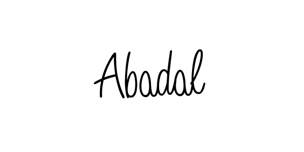 Abadal stylish signature style. Best Handwritten Sign (Angelique-Rose-font-FFP) for my name. Handwritten Signature Collection Ideas for my name Abadal. Abadal signature style 5 images and pictures png