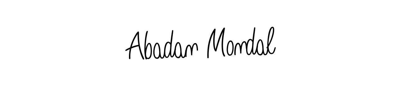 This is the best signature style for the Abadan Mondal name. Also you like these signature font (Angelique-Rose-font-FFP). Mix name signature. Abadan Mondal signature style 5 images and pictures png