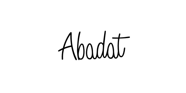Here are the top 10 professional signature styles for the name Abadat. These are the best autograph styles you can use for your name. Abadat signature style 5 images and pictures png