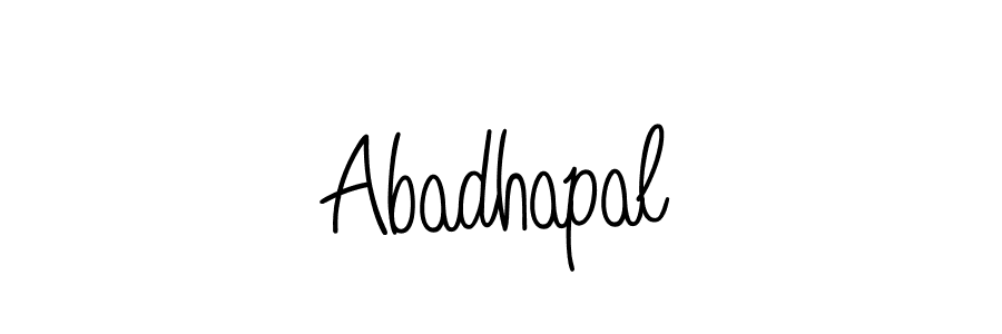 Make a beautiful signature design for name Abadhapal. Use this online signature maker to create a handwritten signature for free. Abadhapal signature style 5 images and pictures png