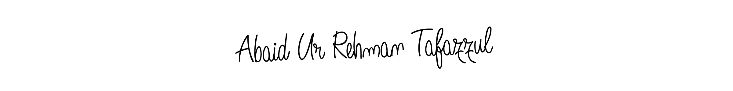 Create a beautiful signature design for name Abaid Ur Rehman Tafazzul. With this signature (Angelique-Rose-font-FFP) fonts, you can make a handwritten signature for free. Abaid Ur Rehman Tafazzul signature style 5 images and pictures png