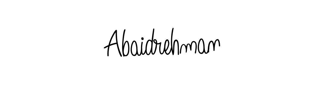 You should practise on your own different ways (Angelique-Rose-font-FFP) to write your name (Abaidrehman) in signature. don't let someone else do it for you. Abaidrehman signature style 5 images and pictures png
