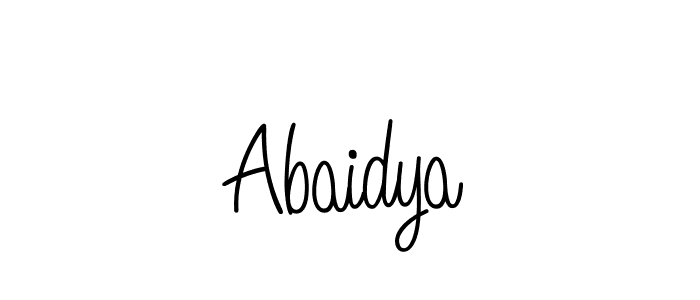 Make a short Abaidya signature style. Manage your documents anywhere anytime using Angelique-Rose-font-FFP. Create and add eSignatures, submit forms, share and send files easily. Abaidya signature style 5 images and pictures png