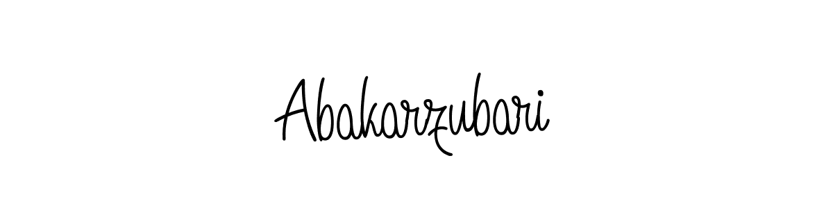 How to make Abakarzubari signature? Angelique-Rose-font-FFP is a professional autograph style. Create handwritten signature for Abakarzubari name. Abakarzubari signature style 5 images and pictures png