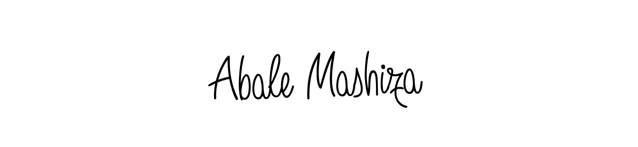 You should practise on your own different ways (Angelique-Rose-font-FFP) to write your name (Abale Mashiza) in signature. don't let someone else do it for you. Abale Mashiza signature style 5 images and pictures png