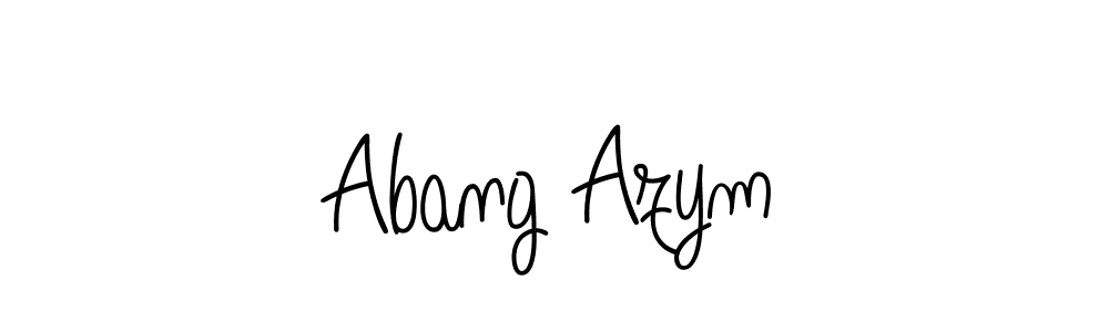 It looks lik you need a new signature style for name Abang Azym. Design unique handwritten (Angelique-Rose-font-FFP) signature with our free signature maker in just a few clicks. Abang Azym signature style 5 images and pictures png