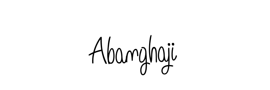 Also we have Abanghaji name is the best signature style. Create professional handwritten signature collection using Angelique-Rose-font-FFP autograph style. Abanghaji signature style 5 images and pictures png