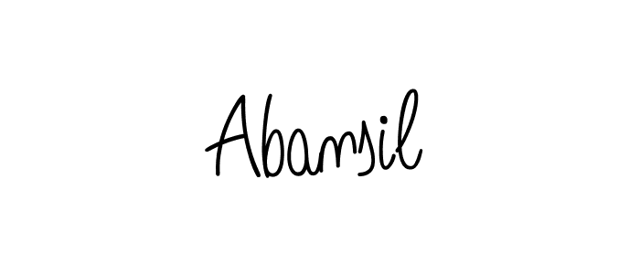 Make a short Abansil signature style. Manage your documents anywhere anytime using Angelique-Rose-font-FFP. Create and add eSignatures, submit forms, share and send files easily. Abansil signature style 5 images and pictures png