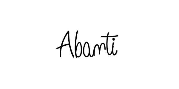 How to Draw Abanti signature style? Angelique-Rose-font-FFP is a latest design signature styles for name Abanti. Abanti signature style 5 images and pictures png