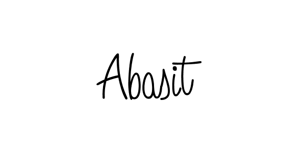 How to Draw Abasit signature style? Angelique-Rose-font-FFP is a latest design signature styles for name Abasit. Abasit signature style 5 images and pictures png