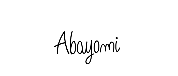 Best and Professional Signature Style for Abayomi. Angelique-Rose-font-FFP Best Signature Style Collection. Abayomi signature style 5 images and pictures png