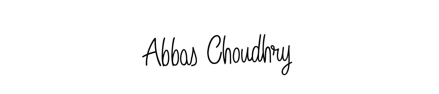 It looks lik you need a new signature style for name Abbas Choudhry. Design unique handwritten (Angelique-Rose-font-FFP) signature with our free signature maker in just a few clicks. Abbas Choudhry signature style 5 images and pictures png