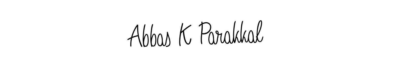 How to make Abbas K Parakkal signature? Angelique-Rose-font-FFP is a professional autograph style. Create handwritten signature for Abbas K Parakkal name. Abbas K Parakkal signature style 5 images and pictures png