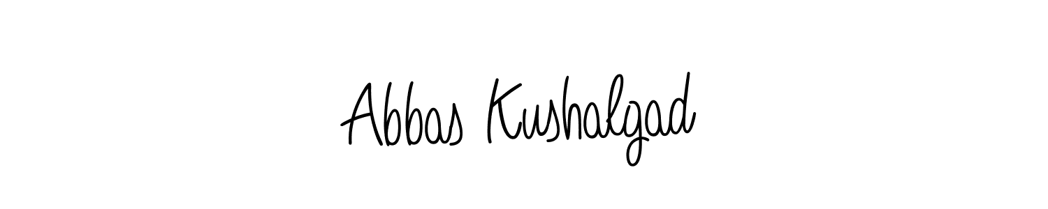 Angelique-Rose-font-FFP is a professional signature style that is perfect for those who want to add a touch of class to their signature. It is also a great choice for those who want to make their signature more unique. Get Abbas Kushalgad name to fancy signature for free. Abbas Kushalgad signature style 5 images and pictures png