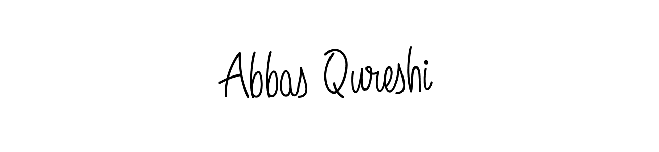 Make a beautiful signature design for name Abbas Qureshi. With this signature (Angelique-Rose-font-FFP) style, you can create a handwritten signature for free. Abbas Qureshi signature style 5 images and pictures png