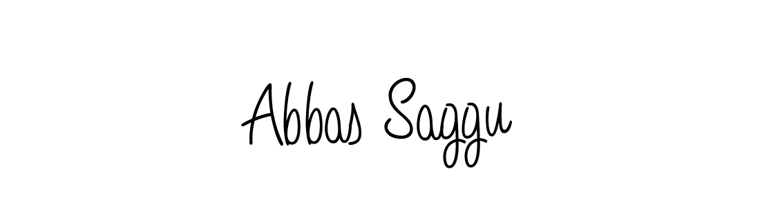 Make a beautiful signature design for name Abbas Saggu. Use this online signature maker to create a handwritten signature for free. Abbas Saggu signature style 5 images and pictures png
