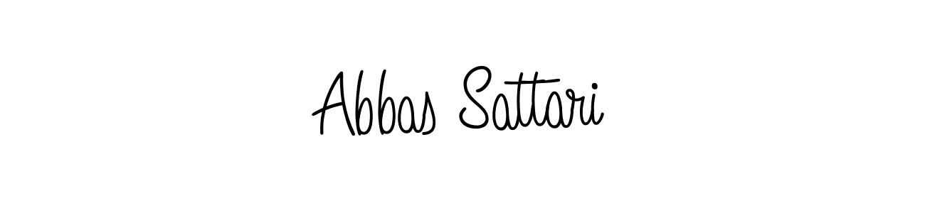 Design your own signature with our free online signature maker. With this signature software, you can create a handwritten (Angelique-Rose-font-FFP) signature for name Abbas Sattari. Abbas Sattari signature style 5 images and pictures png