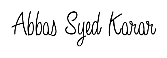 Download transparent PNG signature for name Abbas Syed Karar styled with Angelique-Rose-font-FFP font. Ready to paste directly into PDF and Word agreements. Abbas Syed Karar signature style 5 images and pictures png