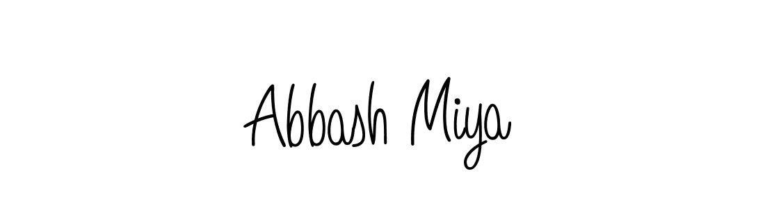 Also we have Abbash Miya name is the best signature style. Create professional handwritten signature collection using Angelique-Rose-font-FFP autograph style. Abbash Miya signature style 5 images and pictures png