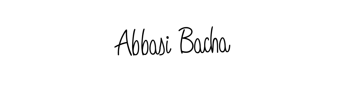 Abbasi Bacha stylish signature style. Best Handwritten Sign (Angelique-Rose-font-FFP) for my name. Handwritten Signature Collection Ideas for my name Abbasi Bacha. Abbasi Bacha signature style 5 images and pictures png