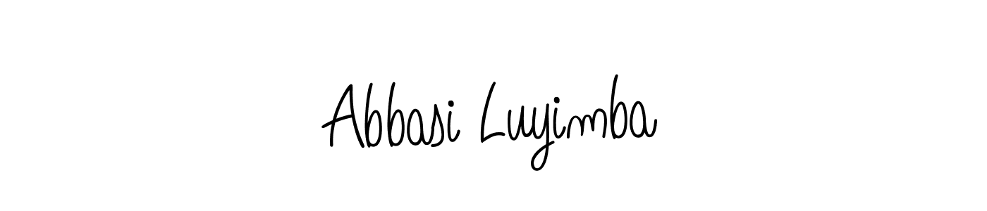 You can use this online signature creator to create a handwritten signature for the name Abbasi Luyimba. This is the best online autograph maker. Abbasi Luyimba signature style 5 images and pictures png
