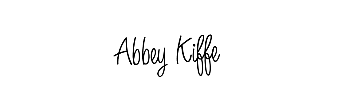 Abbey Kiffe stylish signature style. Best Handwritten Sign (Angelique-Rose-font-FFP) for my name. Handwritten Signature Collection Ideas for my name Abbey Kiffe. Abbey Kiffe signature style 5 images and pictures png