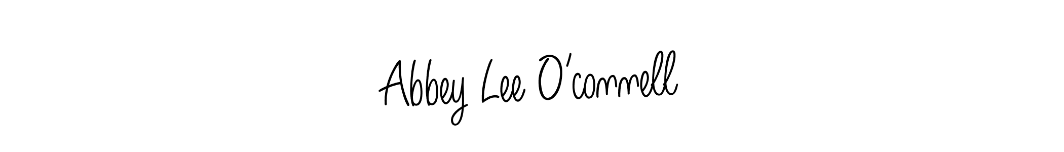 Abbey Lee O’connell stylish signature style. Best Handwritten Sign (Angelique-Rose-font-FFP) for my name. Handwritten Signature Collection Ideas for my name Abbey Lee O’connell. Abbey Lee O’connell signature style 5 images and pictures png