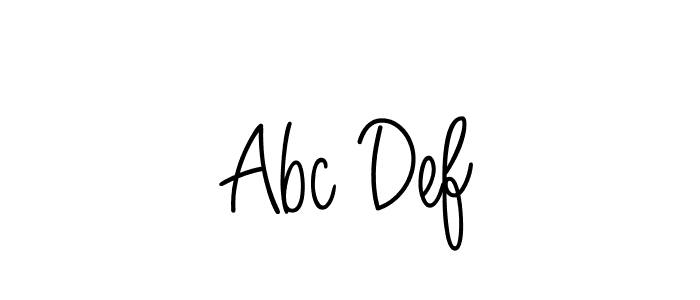 Make a short Abc Def signature style. Manage your documents anywhere anytime using Angelique-Rose-font-FFP. Create and add eSignatures, submit forms, share and send files easily. Abc Def signature style 5 images and pictures png