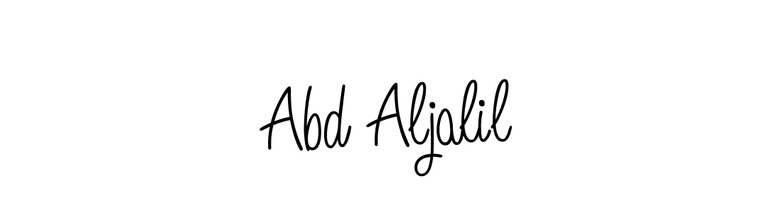 How to Draw Abd Aljalil signature style? Angelique-Rose-font-FFP is a latest design signature styles for name Abd Aljalil. Abd Aljalil signature style 5 images and pictures png