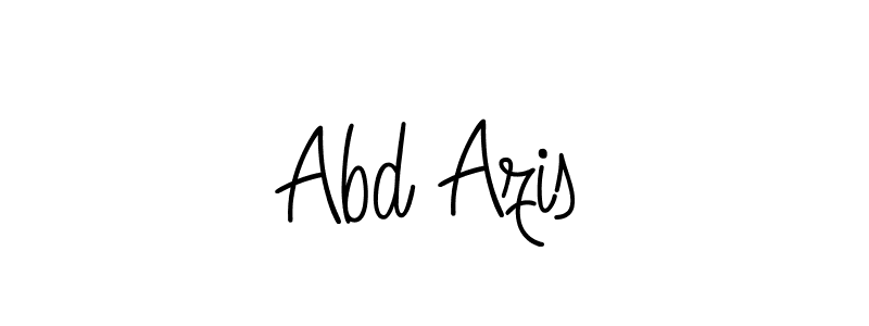 How to make Abd Azis signature? Angelique-Rose-font-FFP is a professional autograph style. Create handwritten signature for Abd Azis name. Abd Azis signature style 5 images and pictures png