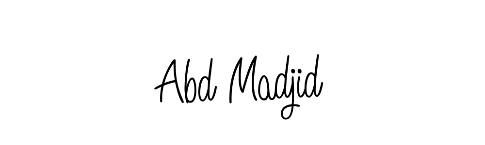 Angelique-Rose-font-FFP is a professional signature style that is perfect for those who want to add a touch of class to their signature. It is also a great choice for those who want to make their signature more unique. Get Abd Madjid name to fancy signature for free. Abd Madjid signature style 5 images and pictures png