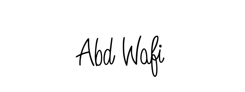 if you are searching for the best signature style for your name Abd Wafi. so please give up your signature search. here we have designed multiple signature styles  using Angelique-Rose-font-FFP. Abd Wafi signature style 5 images and pictures png