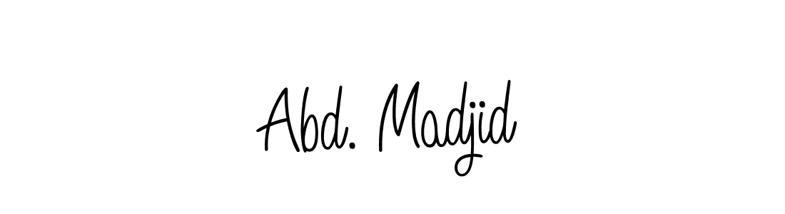 Create a beautiful signature design for name Abd. Madjid. With this signature (Angelique-Rose-font-FFP) fonts, you can make a handwritten signature for free. Abd. Madjid signature style 5 images and pictures png