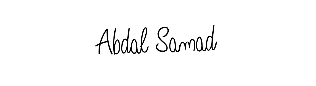 How to make Abdal Samad name signature. Use Angelique-Rose-font-FFP style for creating short signs online. This is the latest handwritten sign. Abdal Samad signature style 5 images and pictures png