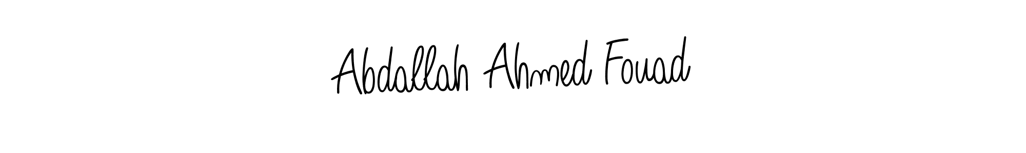 Also we have Abdallah Ahmed Fouad name is the best signature style. Create professional handwritten signature collection using Angelique-Rose-font-FFP autograph style. Abdallah Ahmed Fouad signature style 5 images and pictures png
