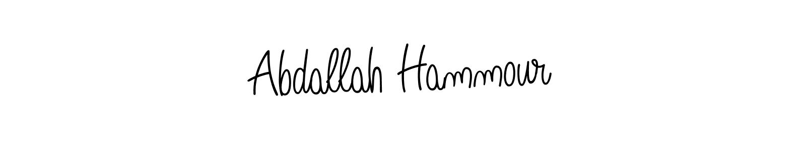 Make a beautiful signature design for name Abdallah Hammour. With this signature (Angelique-Rose-font-FFP) style, you can create a handwritten signature for free. Abdallah Hammour signature style 5 images and pictures png