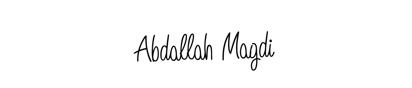 Make a beautiful signature design for name Abdallah Magdi. Use this online signature maker to create a handwritten signature for free. Abdallah Magdi signature style 5 images and pictures png