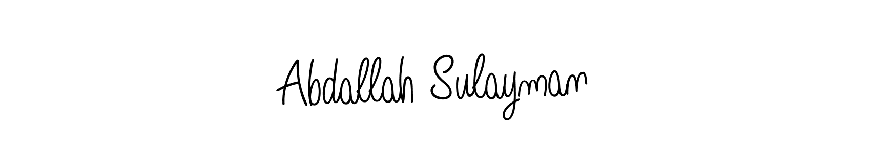 Angelique-Rose-font-FFP is a professional signature style that is perfect for those who want to add a touch of class to their signature. It is also a great choice for those who want to make their signature more unique. Get Abdallah Sulayman name to fancy signature for free. Abdallah Sulayman signature style 5 images and pictures png