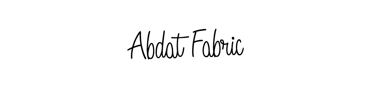 The best way (Angelique-Rose-font-FFP) to make a short signature is to pick only two or three words in your name. The name Abdat Fabric include a total of six letters. For converting this name. Abdat Fabric signature style 5 images and pictures png