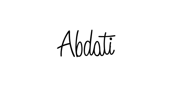 It looks lik you need a new signature style for name Abdati. Design unique handwritten (Angelique-Rose-font-FFP) signature with our free signature maker in just a few clicks. Abdati signature style 5 images and pictures png