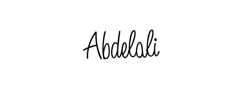 The best way (Angelique-Rose-font-FFP) to make a short signature is to pick only two or three words in your name. The name Abdelali include a total of six letters. For converting this name. Abdelali signature style 5 images and pictures png