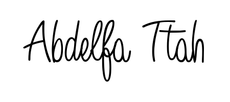 A classic penmanship look for Abdelfa Ttah. The Angelique-Rose-font-FFP font brings timeless elegance and confidence to every signed document. Abdelfa Ttah signature style 5 images and pictures png